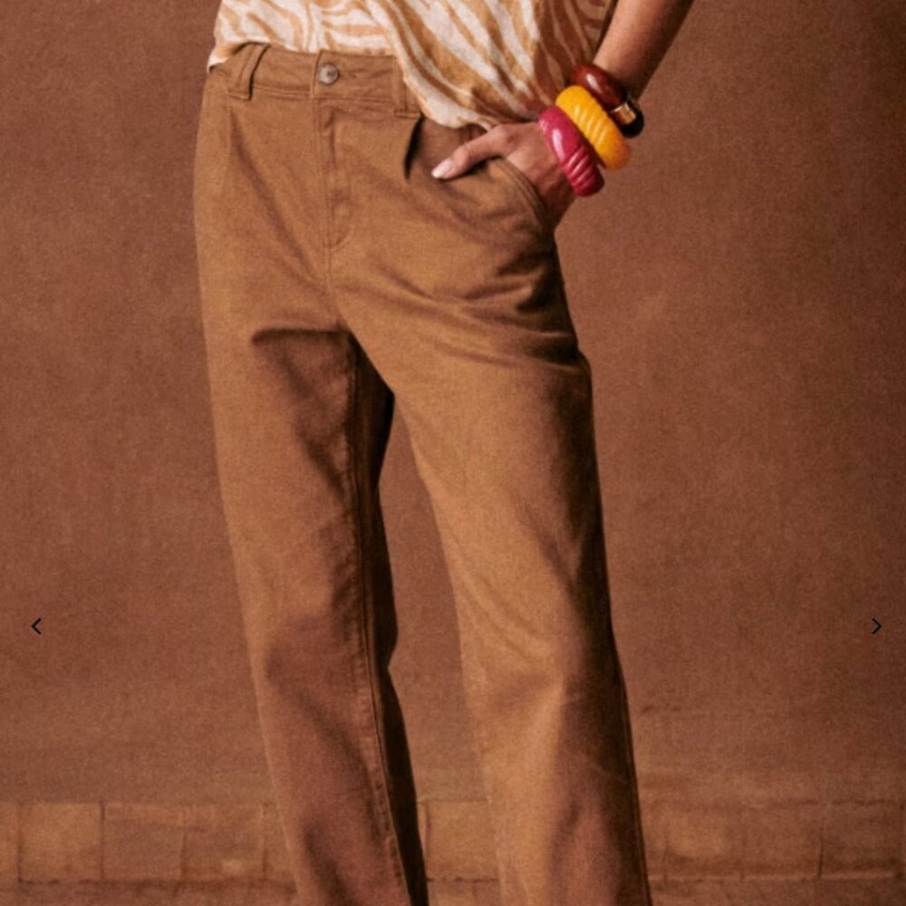 Sezane Manu Trousers in Coffee